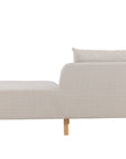 Venture Home Tacoma Sofa - Light woodlook / Linen fabric - vivahabitat.com