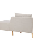 Venture Home Tacoma Sofa - Light woodlook / Linen fabric - vivahabitat.com