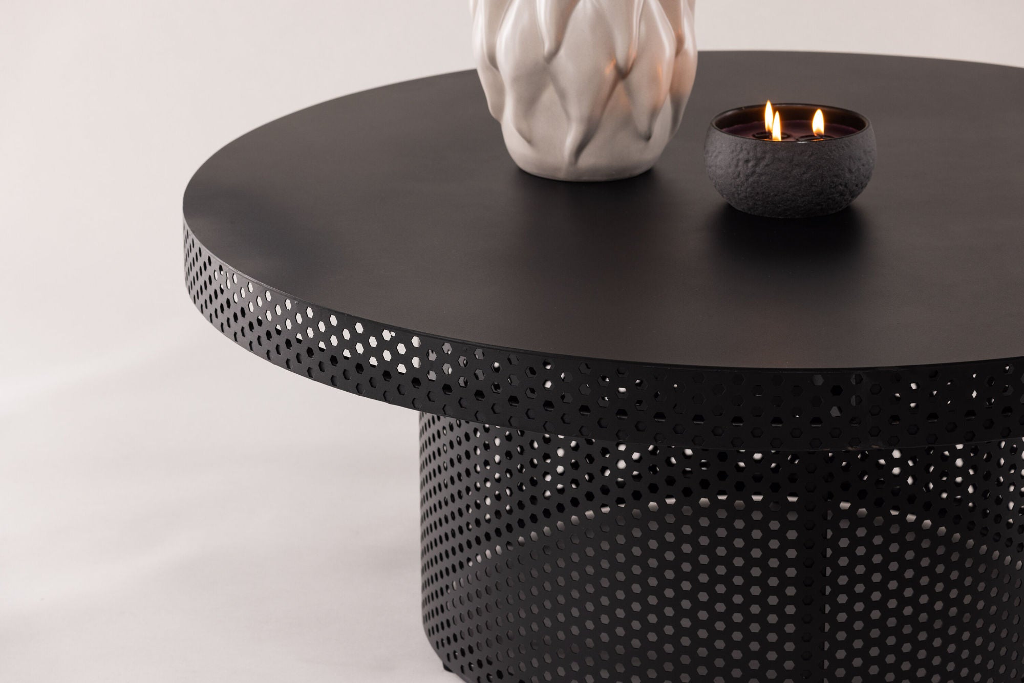 Vind West End x Josefin Lustig - Sofa Table - Black / Black Metal - vivahabitat.com