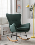 Meno 26''Wide Modern Stylish Upholstered Arms Nursery Rocking Accent Chair - USA shipping only - vivahabitat.com