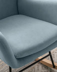 Meno 26''Wide Modern Stylish Upholstered Arms Nursery Rocking Accent Chair - USA shipping only - vivahabitat.com