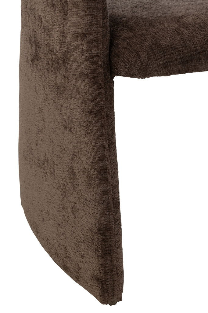 Anise Chair Textile Dark Brown - vivahabitat.com