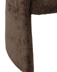 Anise Chair Textile Dark Brown - vivahabitat.com