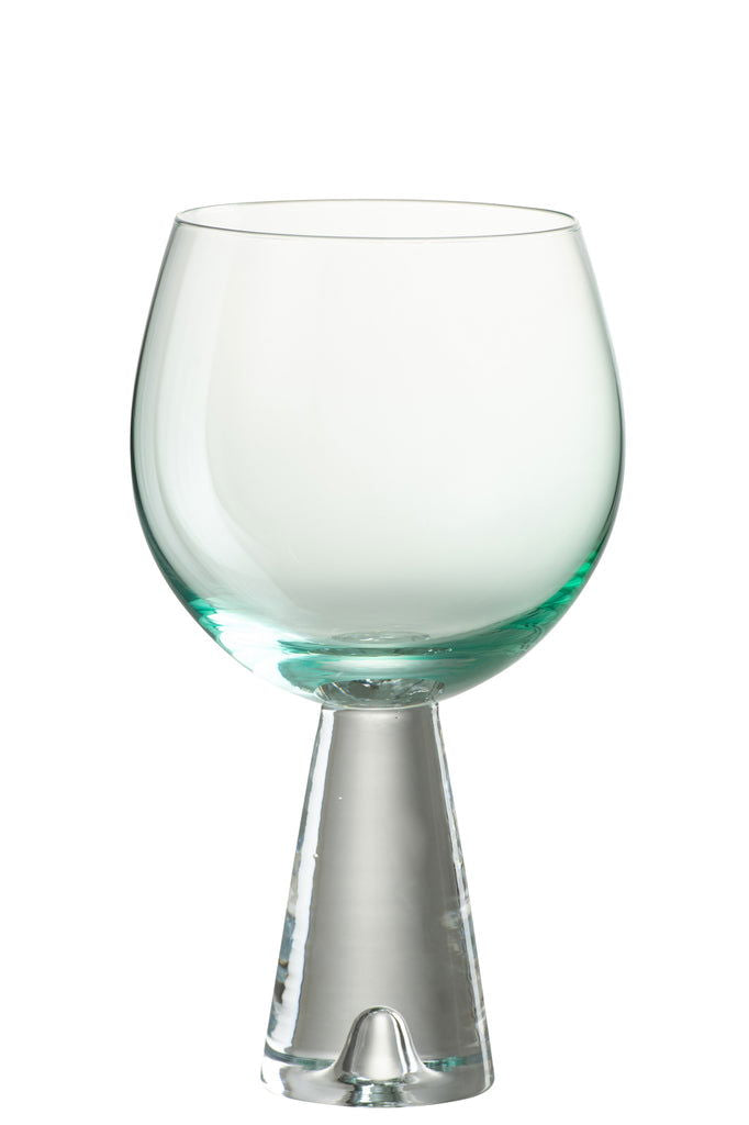 Wine Glass Dean Glass Transparent/Azure - vivahabitat.com