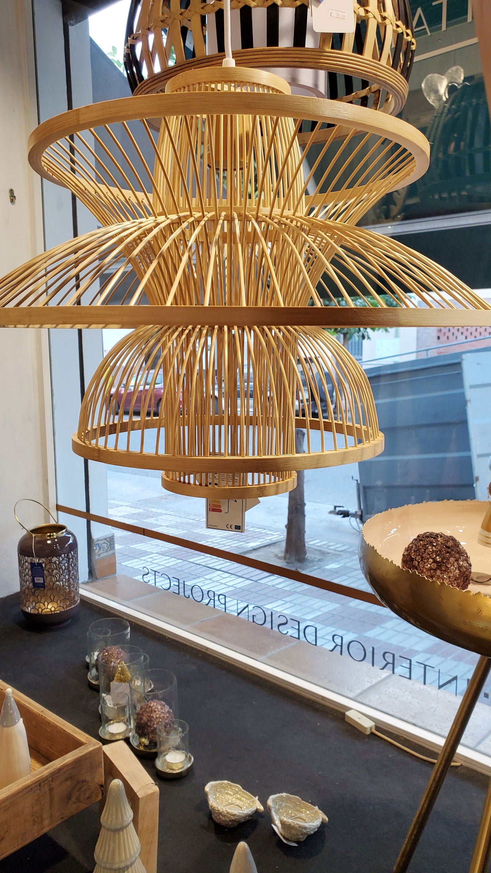 Bamboo Cealing Lamp - vivahabitat.com