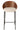 Bar Chair Lone Ply Wood/Metal Brown/Beige - vivahabitat.com