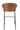 Bar Chair Lone Ply Wood/Metal Brown/Beige - vivahabitat.com