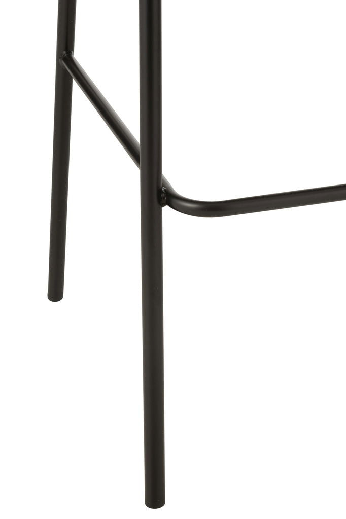 Bar Chair Lone Ply Wood/Metal Brown/Beige - vivahabitat.com