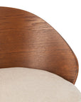 Bar Chair Lone Ply Wood/Metal Brown/Beige - vivahabitat.com