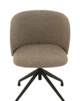 Chair Turn/Up/Down Linen Dark Brown/Beige - vivahabitat.com