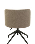 Chair Turn/Up/Down Linen Dark Brown/Beige - vivahabitat.com