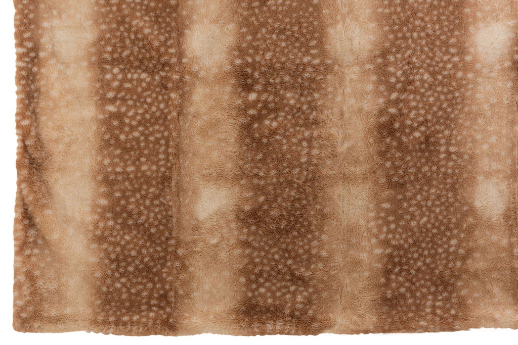 Plaid/Blanket Bambi Polyester Brown/Beige - vivahabitat.com