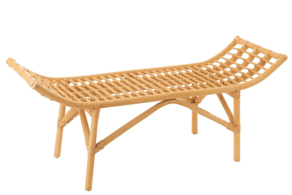 Bench Ana Rattan Natural - vivahabitat.com