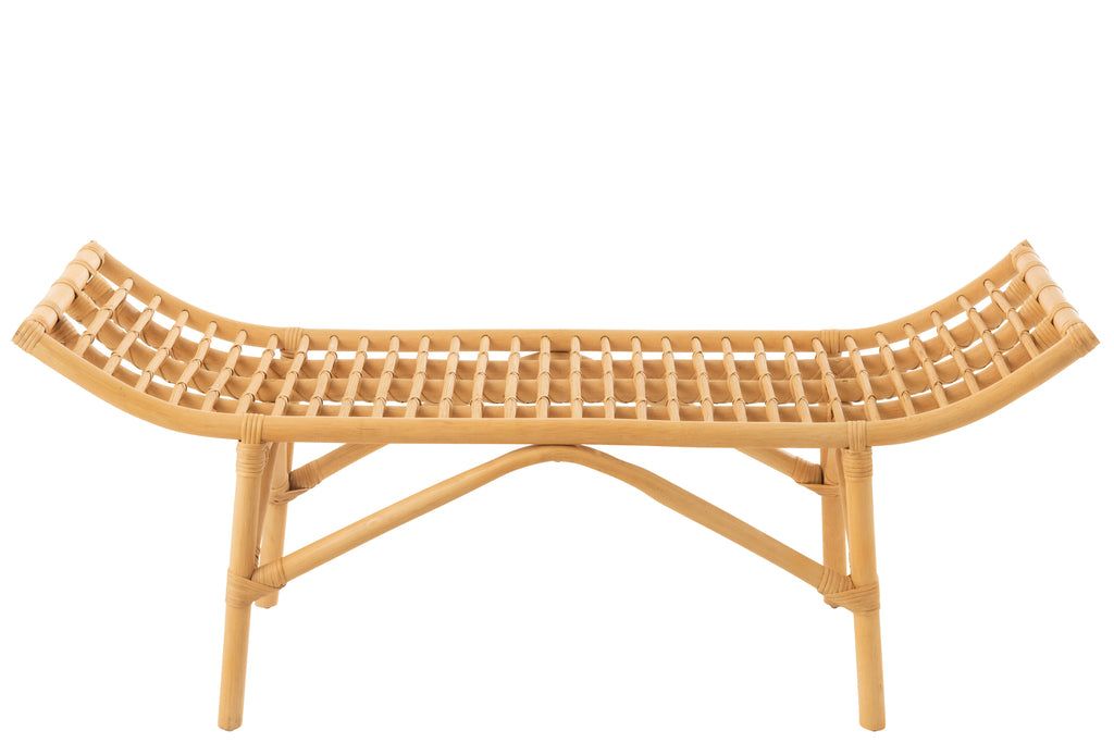 Bench Ana Rattan Natural - vivahabitat.com