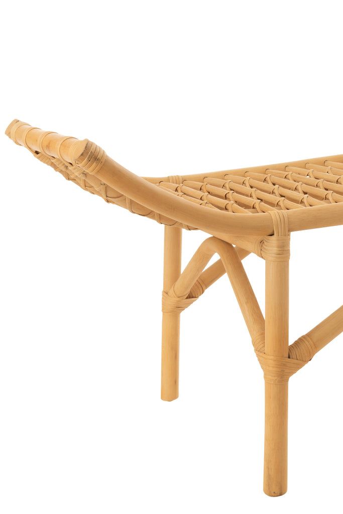 Bench Ana Rattan Natural - vivahabitat.com