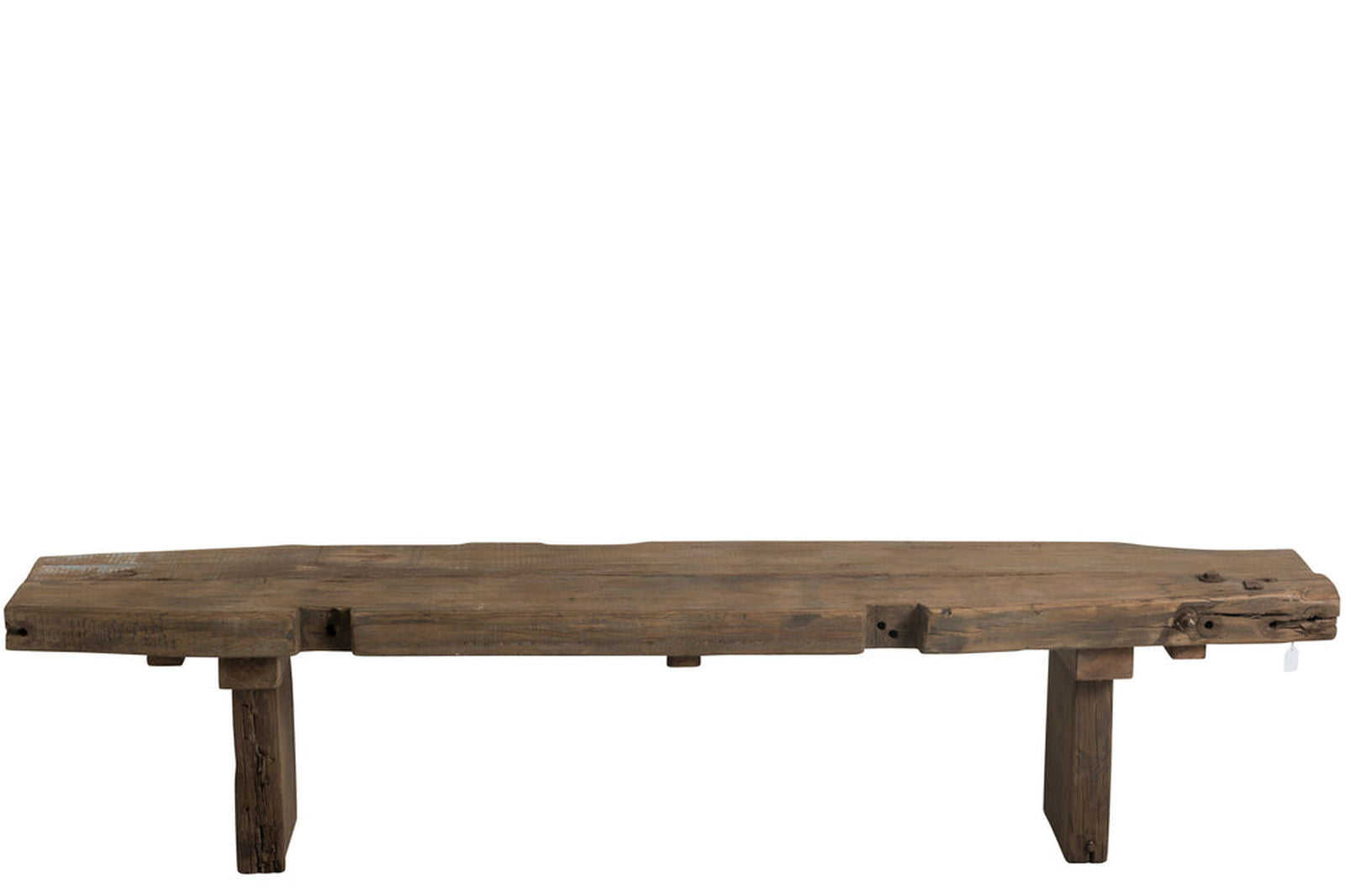 Bench Rough Recycled Wood Brown - vivahabitat.com