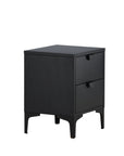 Venture Home Piring 2 Drawer - Black / Black - vivahabitat.com