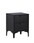 Venture Home Piring 2 Drawer - Black / Black - vivahabitat.com