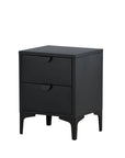 Venture Home Piring 2 Drawer - Black / Black - vivahabitat.com