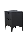 Venture Home Piring 2 Drawer - Black / Black - vivahabitat.com