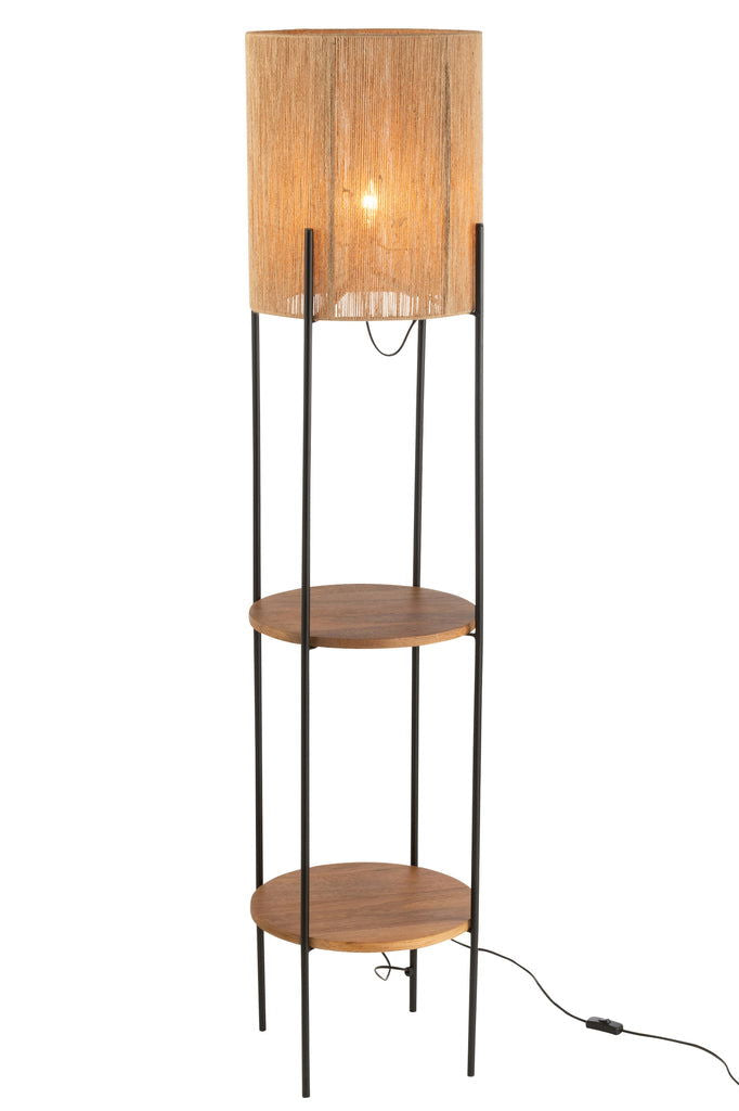 Lamp Iron/Mango Nat/Black - vivahabitat.com