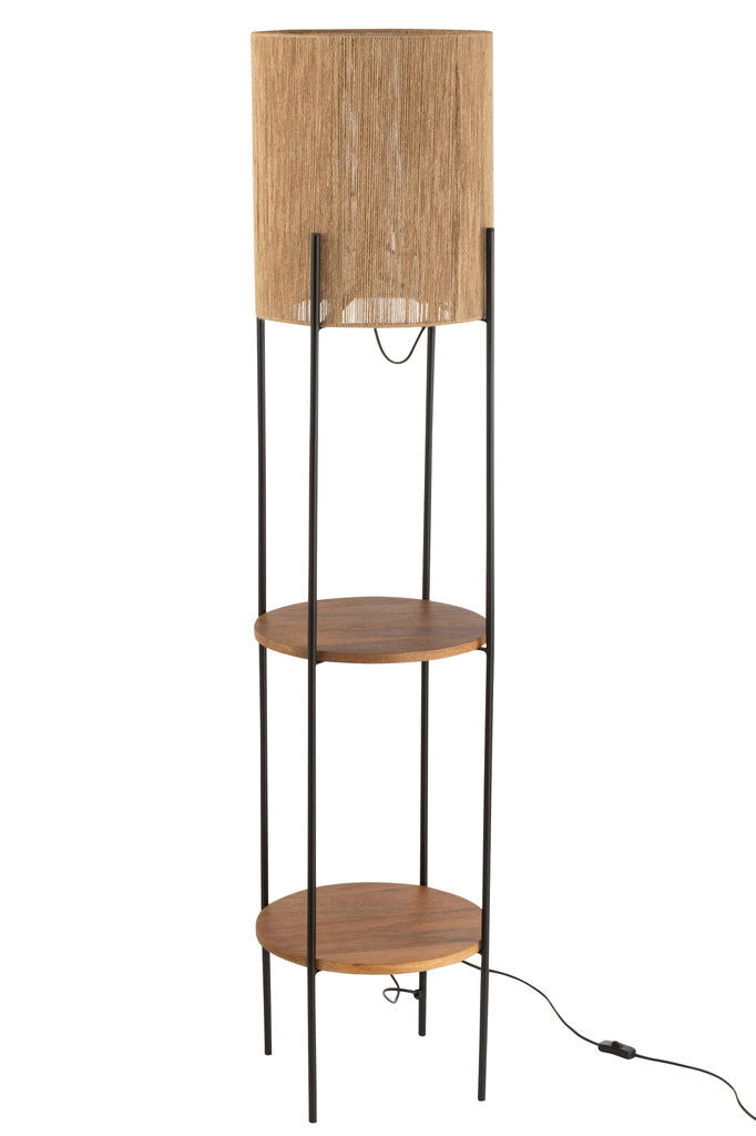 Lamp Iron/Mango Nat/Black - vivahabitat.com