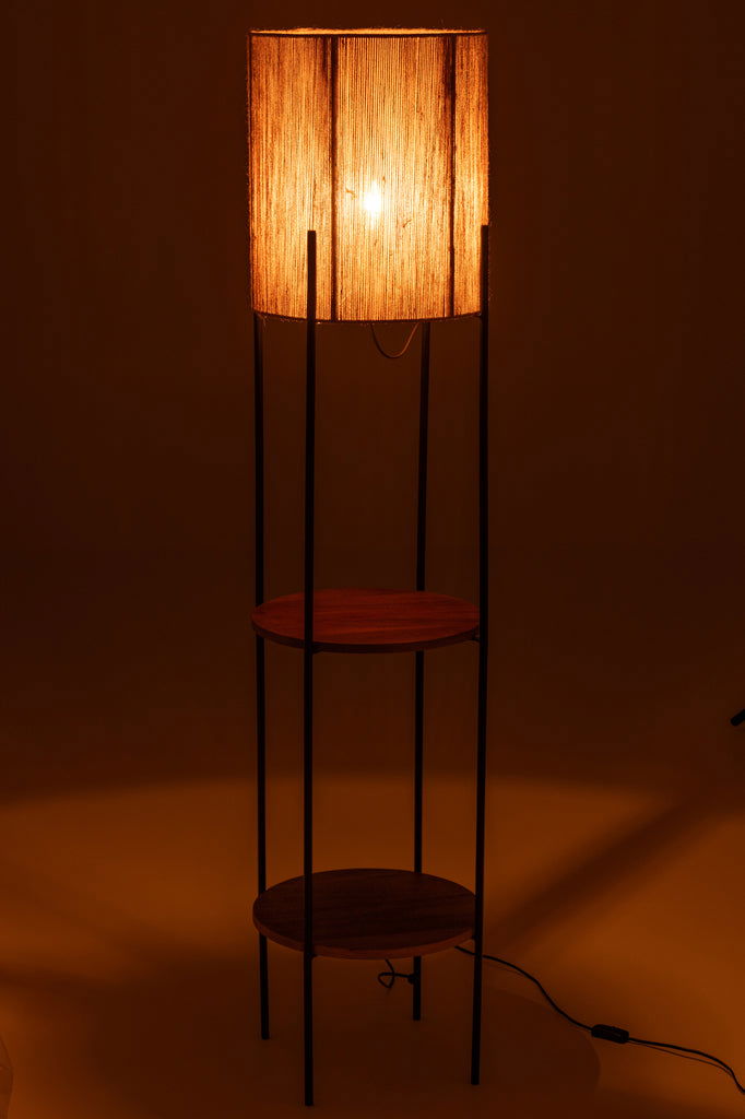 Lamp Iron/Mango Nat/Black - vivahabitat.com