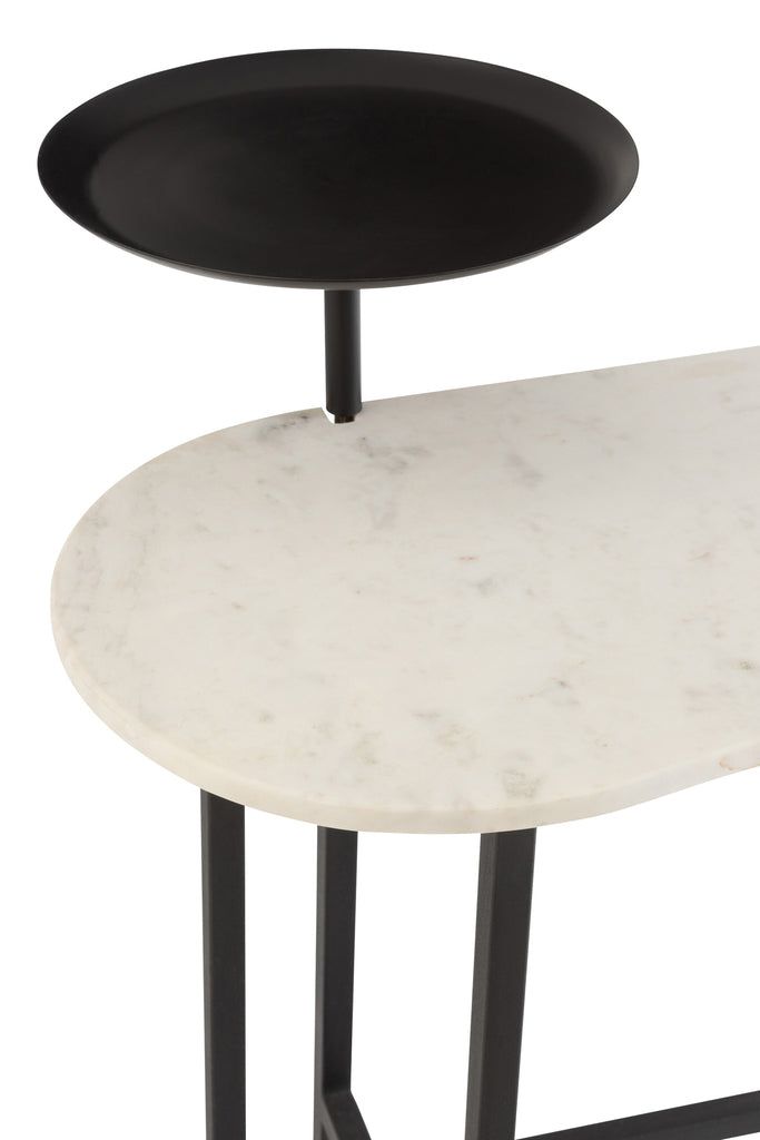 Console Marble/Iron White/Black - vivahabitat.com