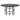 Copenhagen - Dining Table round - Black / Black - vivahabitat.com