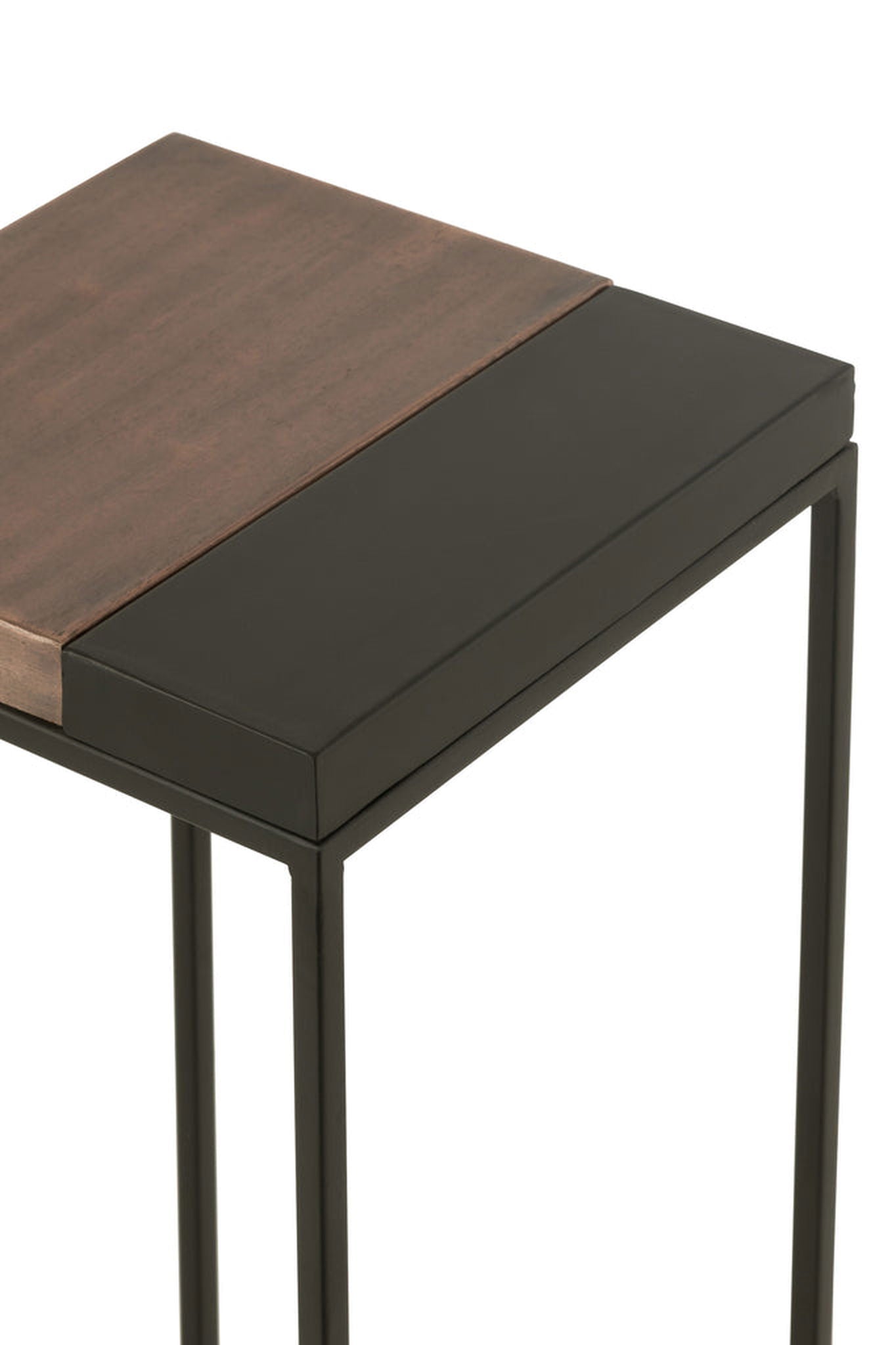 Set Of 2 Side Table High Bronze/Black - vivahabitat.com