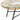 Table Low Oval Outdoors Met/Glass Natural/Black - vivahabitat.com