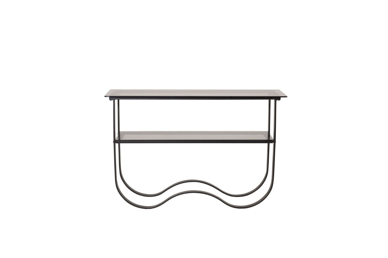 Wavy - Side Table - Black / Black - vivahabitat.com