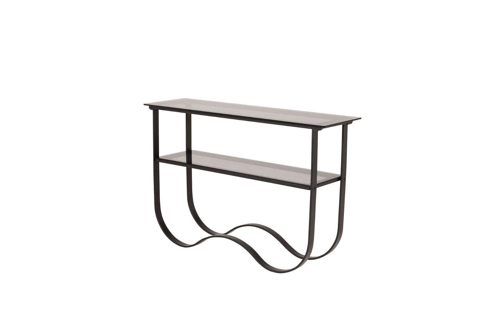 Wavy - Side Table - Black / Black - vivahabitat.com