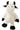 Cow Plush Ecru/Black Extra Large - vivahabitat.com