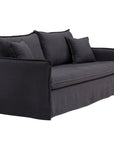 Venture Home Nova Sofa Wood/ Black Fabric - vivahabitat.com