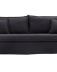 Venture Home Nova Sofa Wood/ Black Fabric - vivahabitat.com