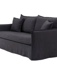 Venture Home Nova Sofa Wood/ Black Fabric - vivahabitat.com