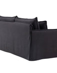 Venture Home Nova Sofa Wood/ Black Fabric - vivahabitat.com