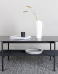 Venture Home Von Staf Sofa Table - black / Black Glass Marble - vivahabitat.com