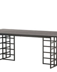 Ystad Dining Table - Black / Black Oak Veneer - vivahabitat.com