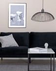 Venture Home Zoom 2-seat sofa - Black / Black Velvet - vivahabitat.com