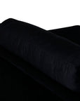 Venture Home Zoom 3-seat Sofa - Black / Black Velvet - vivahabitat.com