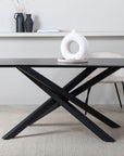 Venture Home Piazza Dining Table - Black / Black Veneer - vivahabitat.com