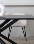 Venture Home Piazza Dining Table - Black / Black Veneer - vivahabitat.com