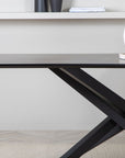 Venture Home Piazza Dining Table - Black / Black Veneer - vivahabitat.com