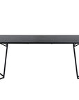 Venture Home Petra Dining Table - Black / Black Veneer - vivahabitat.com