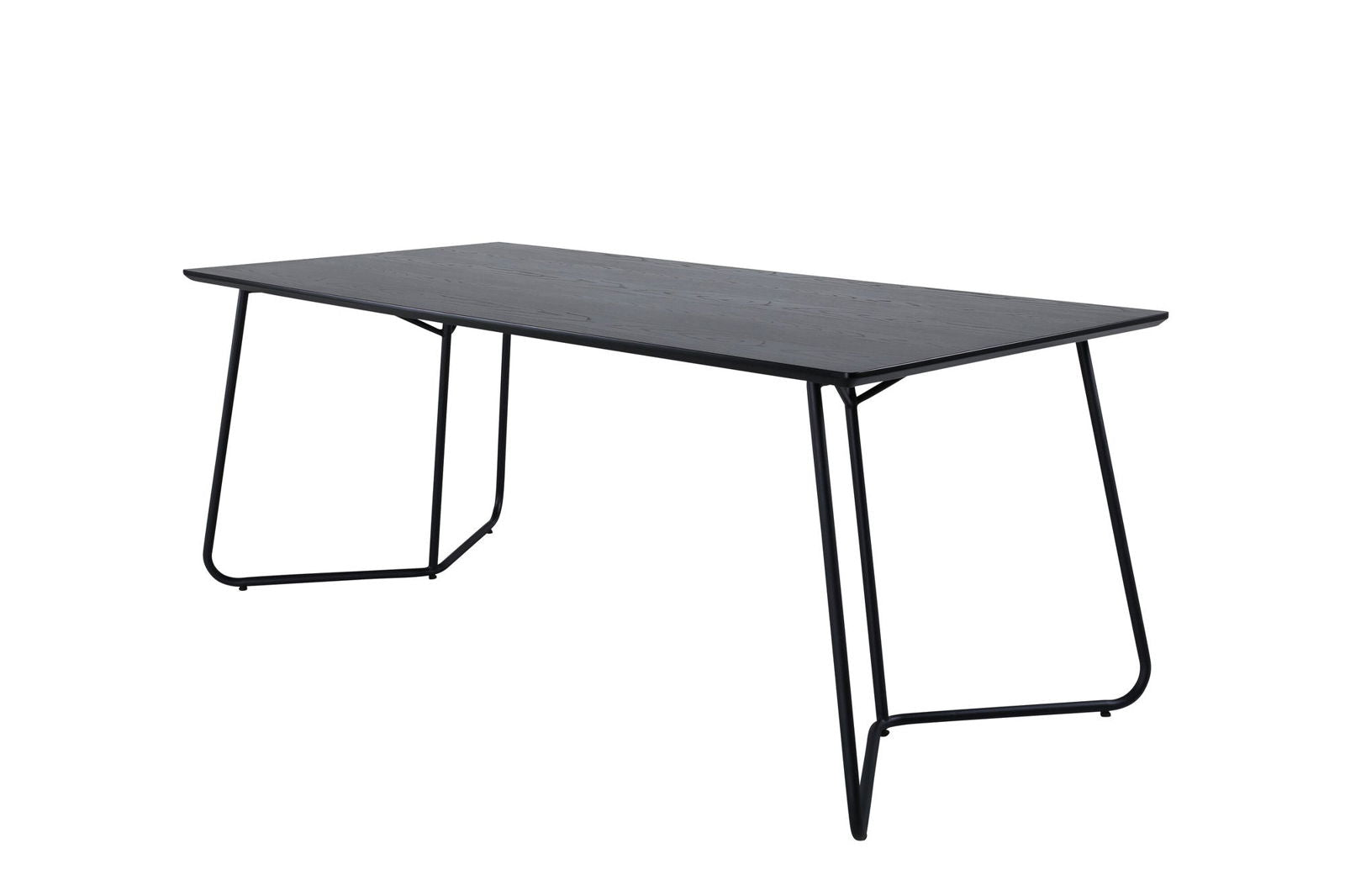 Venture Home Petra Dining Table - Black / Black Veneer - vivahabitat.com