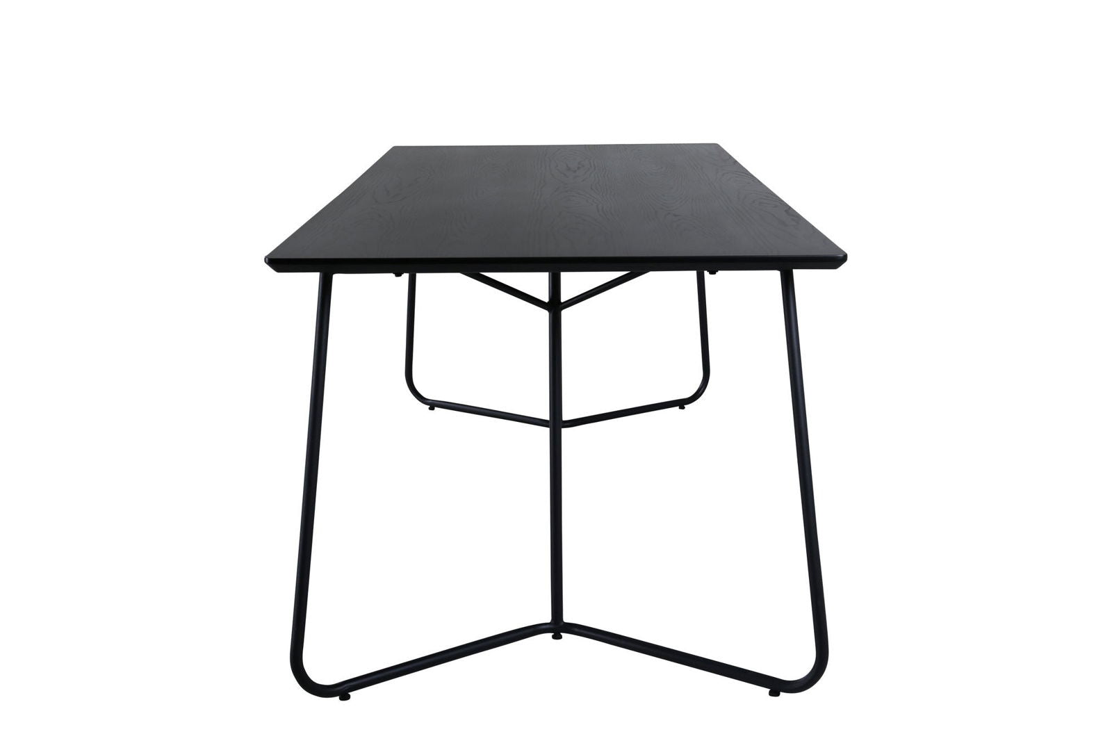 Venture Home Petra Dining Table - Black / Black Veneer - vivahabitat.com