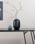 Venture Home Petra Dining Table - Black / Black Veneer - vivahabitat.com