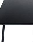 Venture Home Petra Dining Table - Black / Black Veneer - vivahabitat.com